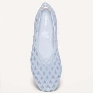 NWT OLD NAVY Jelly Lattice Ballet Flats CASHMERE BLUE